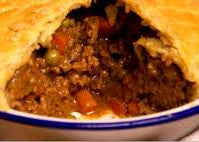 Paddy's garlic and curry pie