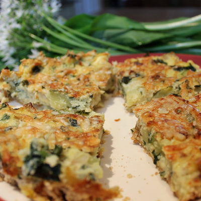 Isle of Wight Wild Garlic Tart
