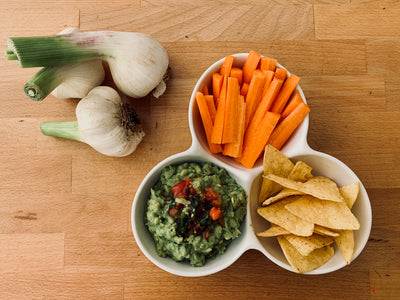 Green Garlic Guacamole