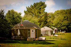 Yurts Ruthie, Eric and Bonnie