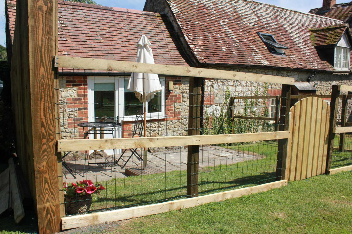 Farmhouse Cottage rear garden