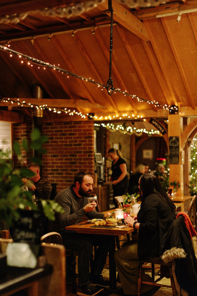 Christmas Evening Dining at The Garlic Farm Restaurant