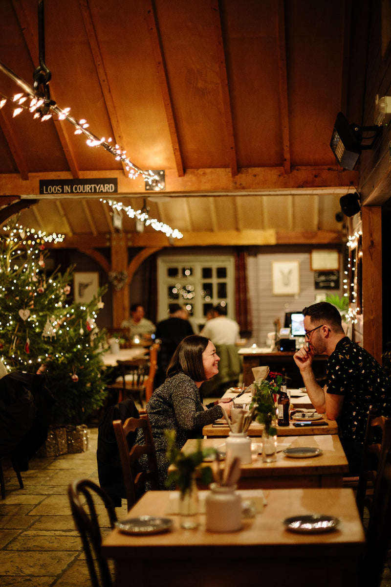 Christmas Evening Dining at The Garlic Farm Restaurant