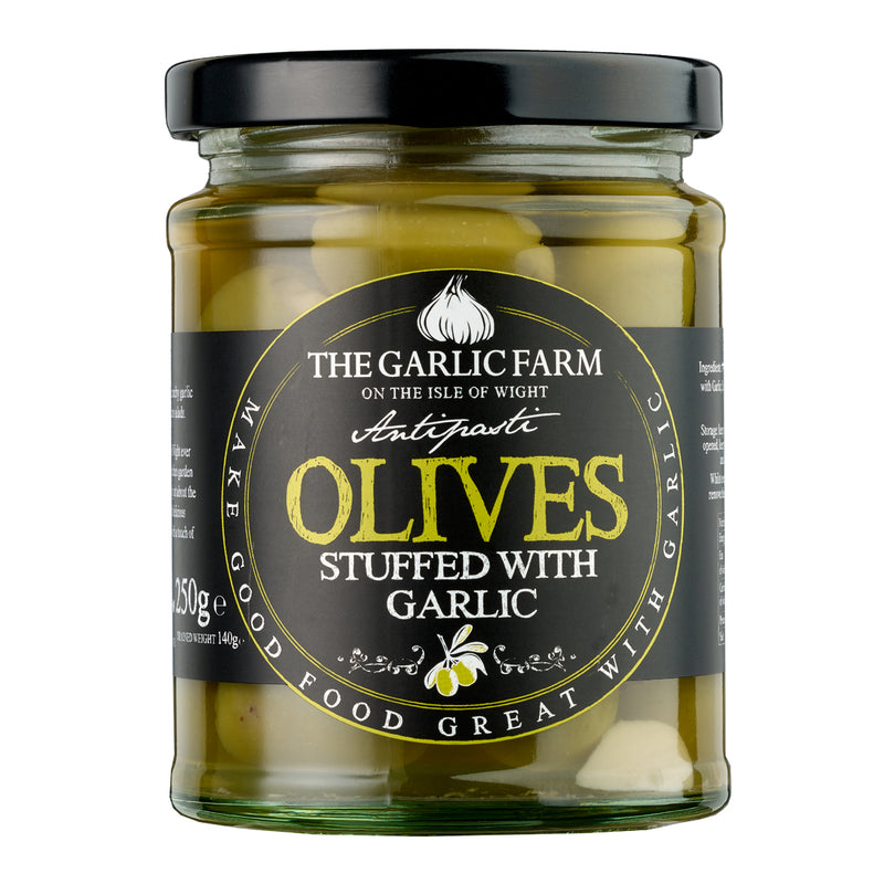 Green Olives Stuffed With Garlic   