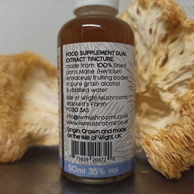 Lions Mane Dual Extract Tincture   